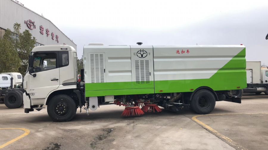 東風(fēng)天錦天然氣洗掃車(chē)